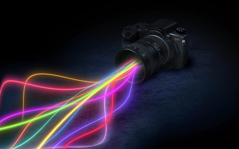Colorful, 1080P, Light, Creative, Lens, Design, Camera