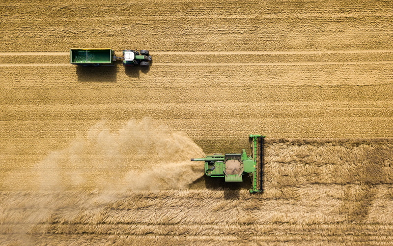 Vehicles, Truck, Summer, 2K, Aerial, Combine, Vehicle, Tractor