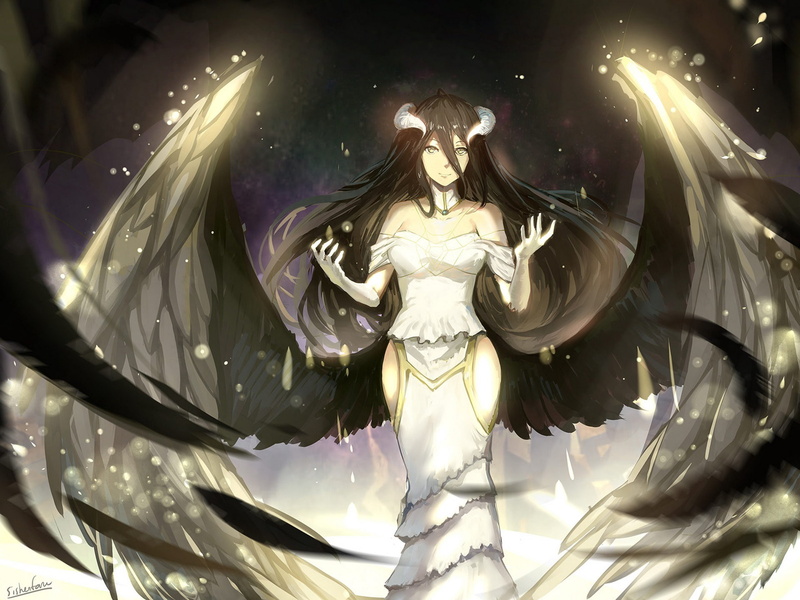 Overlord (Anime), Overlord, 1080P, Anime, Albedo (Overlord)