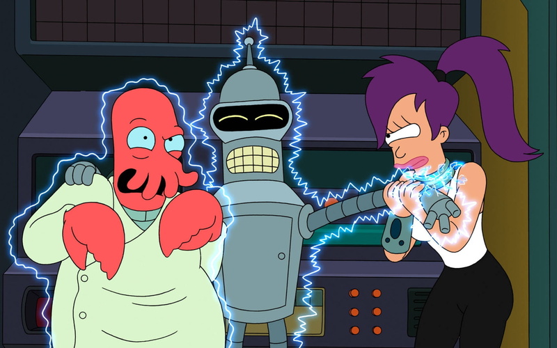 character, electrified, photo, 1080P, comedy, animation, sitcom, futurama, funny, cartoon