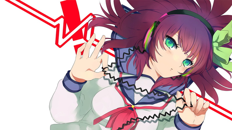 cartoon/comic, headphones, anime, 1080P, hd