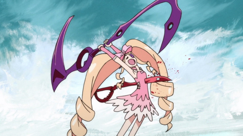 cloud - sky, Harime Nui, Kill la Kill, sea, creativity, no people, swimming pool, text, close-up, glasses, fashion, sunlight, day, animal, representation