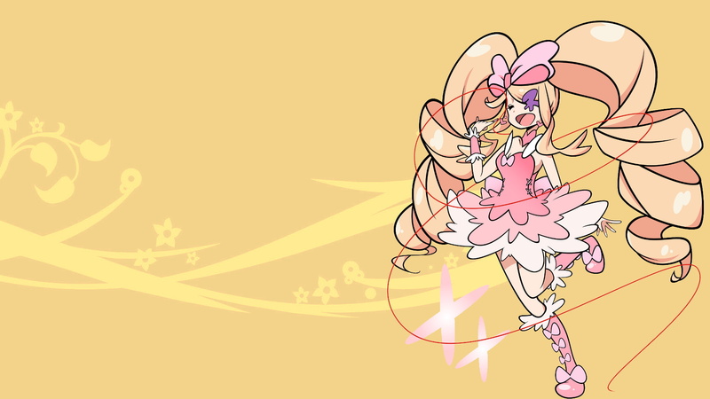 pink color, event, mammal, 1080P, yellow, representation, outdoors, branch, women, sky, tree, nature, twintails, anime girls, communication, emotion, Harime Nui
