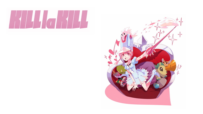 creativity, western script, indoors, white background, 1080P, cut out, Kill la Kill, art and craft, message, positive emotion, text, decoration, still life