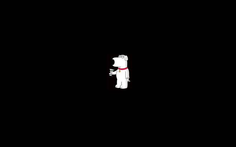Family guy, martini, Brian Griffin, dog, 2K