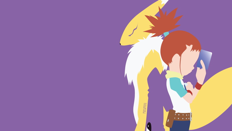 Makino Ruki, Renamon (Digimon), 1080P, Digimon