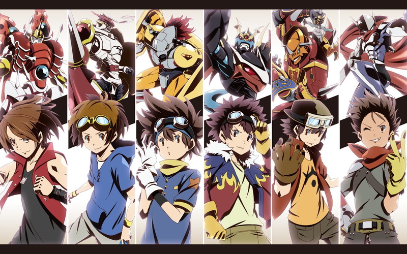 art, hd, digimon, team, anime, 720P, Cool, leaders, davis, epic