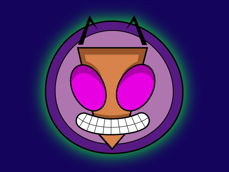 close-up, purple, blue, computer icon, multi colored, shape, pink color, indoors, glass, colored background, no people, symbol, blue background, studio shot