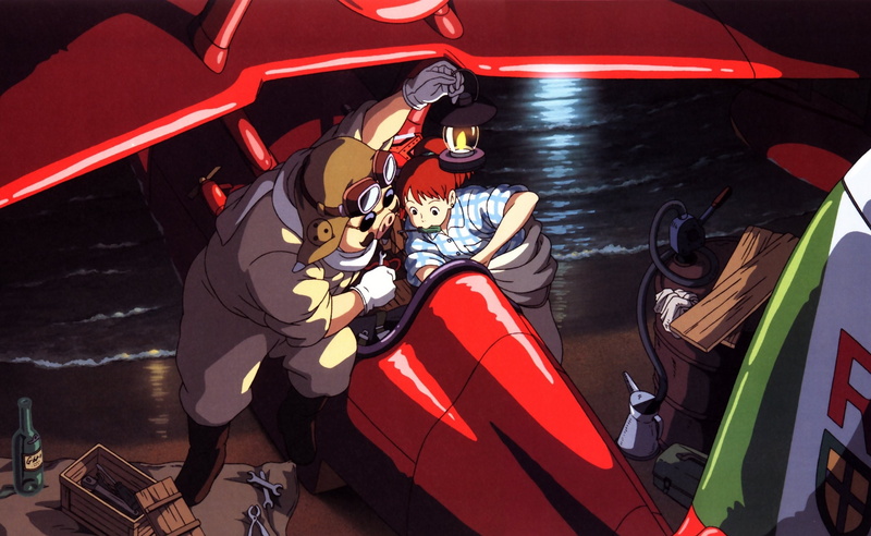 cartoon, outdoors, sitting, characters, women, Artistic, leisure activity, illustration, high angle view, Anime, 2K, men, two people, transportation, real people