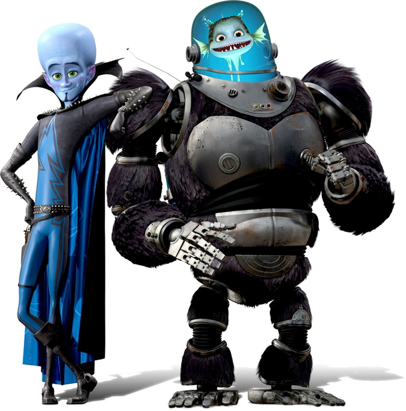 megamind, comedy, superhero, sci-fi, robot, 720P, family, alien, action, animation