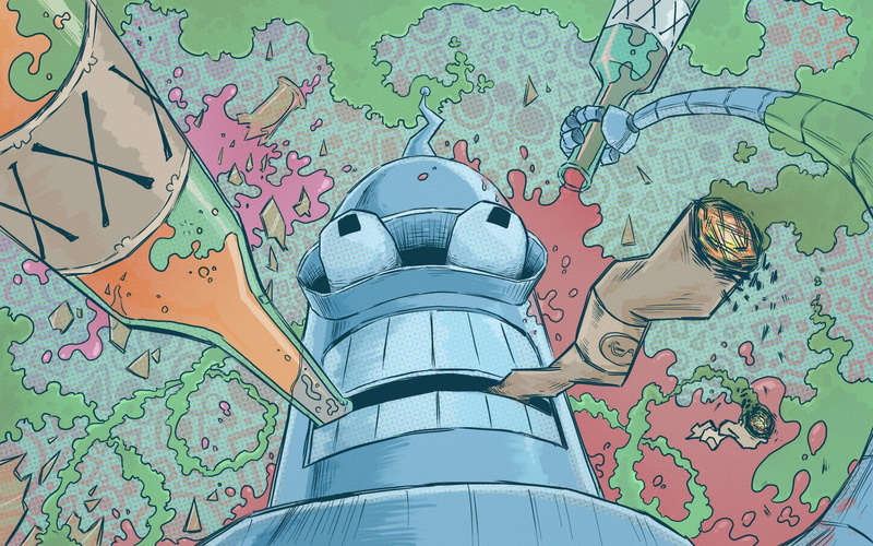 Futurama, Bender, 2K, fan art