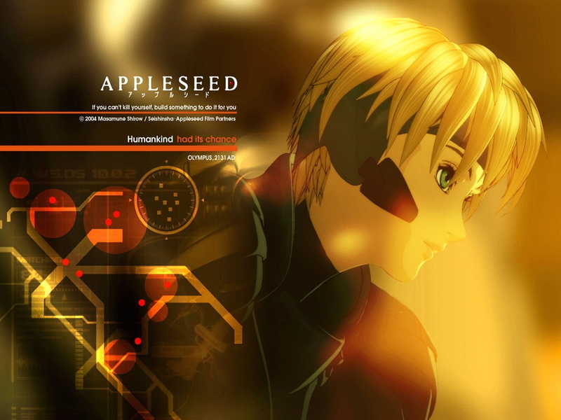 manga, fighting, 720P, anime, cyberpunk, sci fi, appleseed