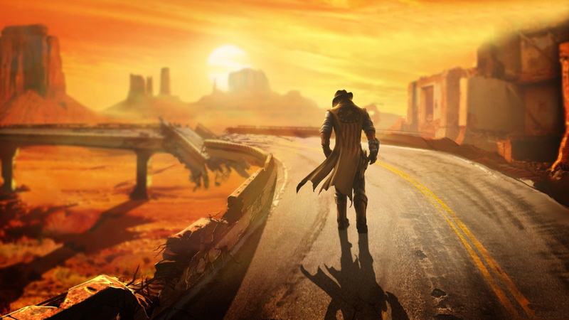 vegas, road, evil, Lonesome, fallout, alone, 2K, new, 2560x1440