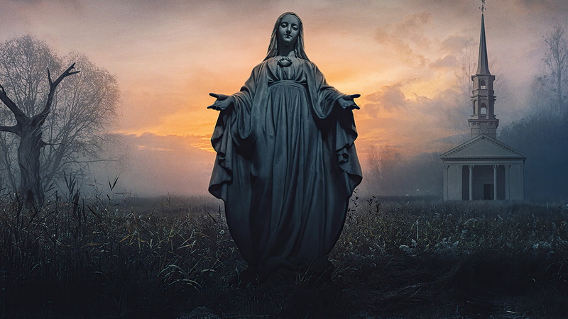 Resident Evil, digital art, digital, The Church of Jesus Christ of Latter-day Saints, cemetery, Jesus Christ, orange sky, statue, The church, Outlast 2
