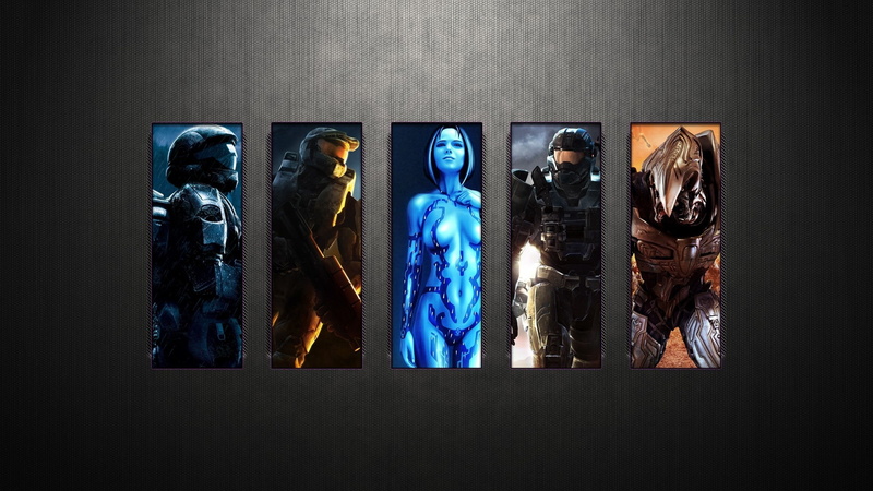 x, hd, reach, video, collage, Video Games, chief, 1080P, arbiter, halo, Cortana, master, odst, games, art