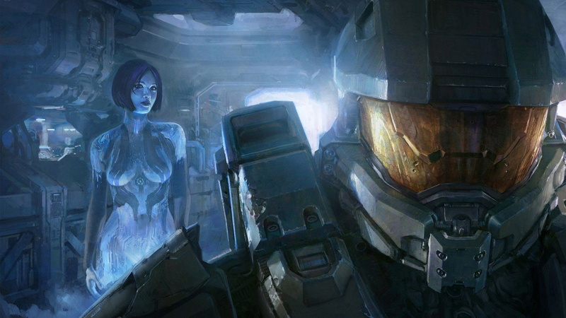 Halo, Cortana, 1080P, Master Chief