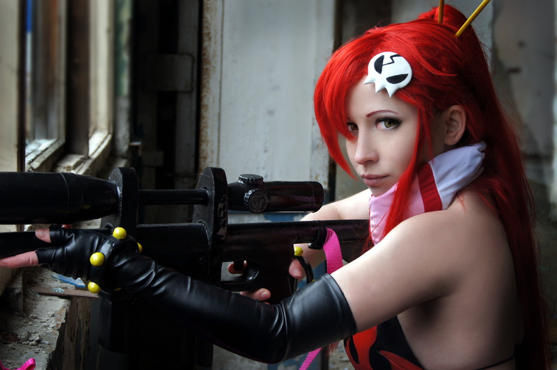 one person, cosplay, young women, portrait, dyed red hair, adult, beautiful woman, looking at camera, hairstyle, red, indoors, young adult, real people