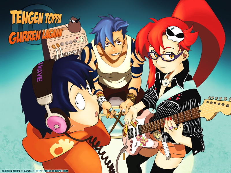 Simon, celebration, performance, Littner Yoko, musical instrument, Tengen Toppa Gurren Lagann, guitar, artist, outdoors, music, human representation, representation