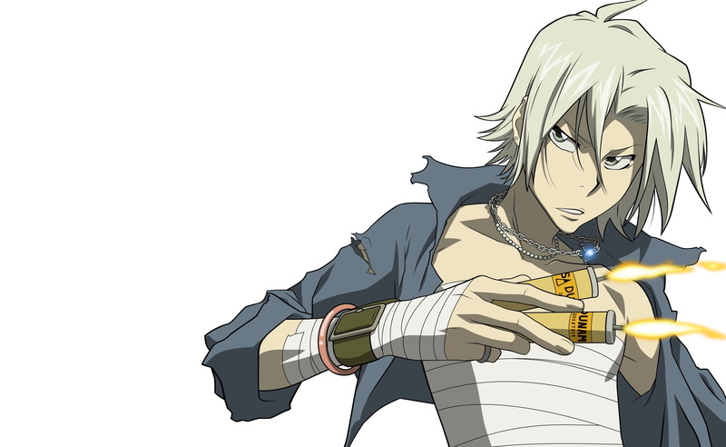 clear sky, cut out, 2K, one person, Hayato, sky, blond hair, creativity, front view, leisure activity, Reborn, copy space, Gokudera, indoors, human representation