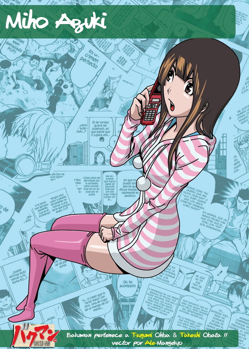 Bakuman, 720P, Miho Azuki, anime