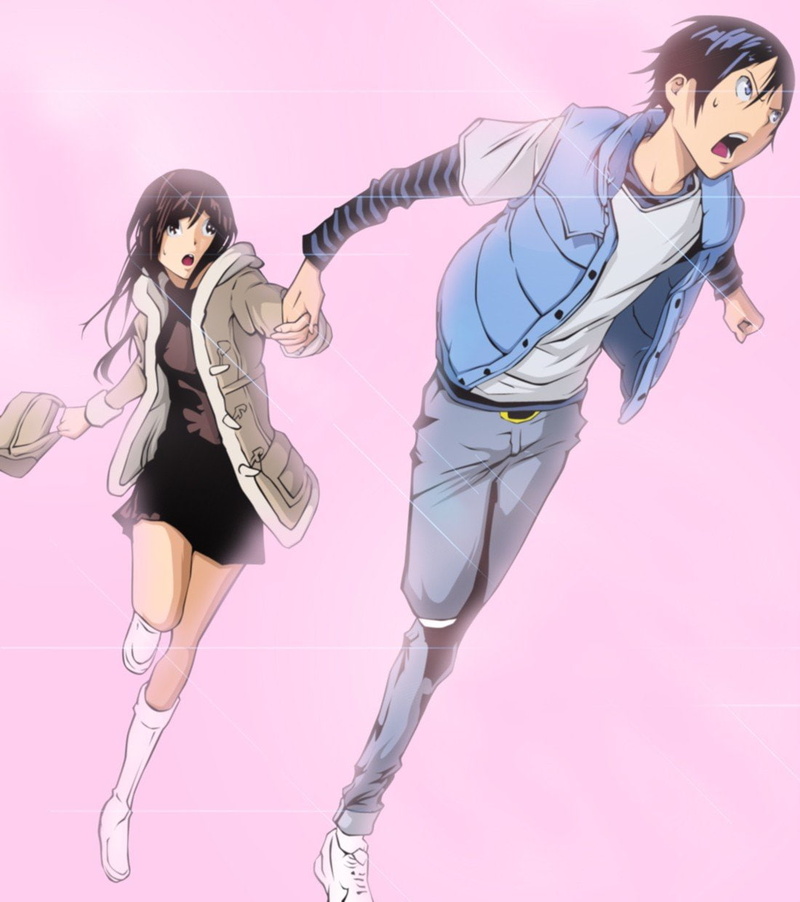 Miho Azuki, Moritaka Mashiro, anime, Bakuman, 480P
