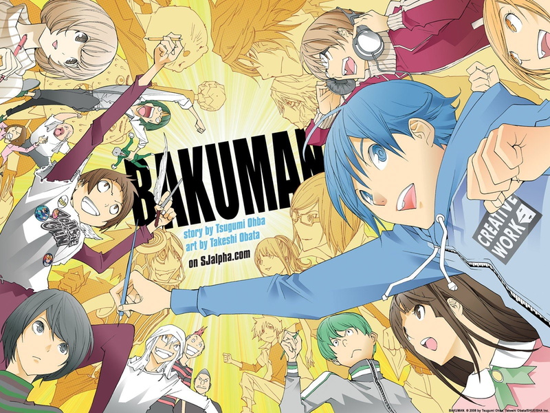 anime, Takagi Akito, Kaya Miyoshi, Kazuya Hiramaru, Niizuma Eiji, 720P, Ko Aoki, Moritaka Mashiro, Bakuman
