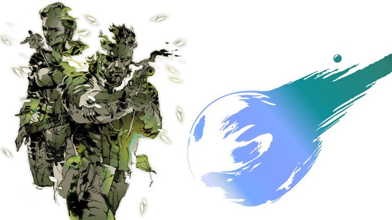 Video Game, 1080P, Metal Gear Solid, Crossover, Final Fantasy VII