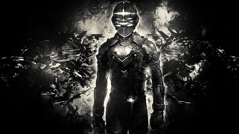 standing, spooky, artwork, disguise, indoors, front view, digital composite, skeleton, mystery, portrait, Dead Space 2, Dead Space, fear, human skeleton
