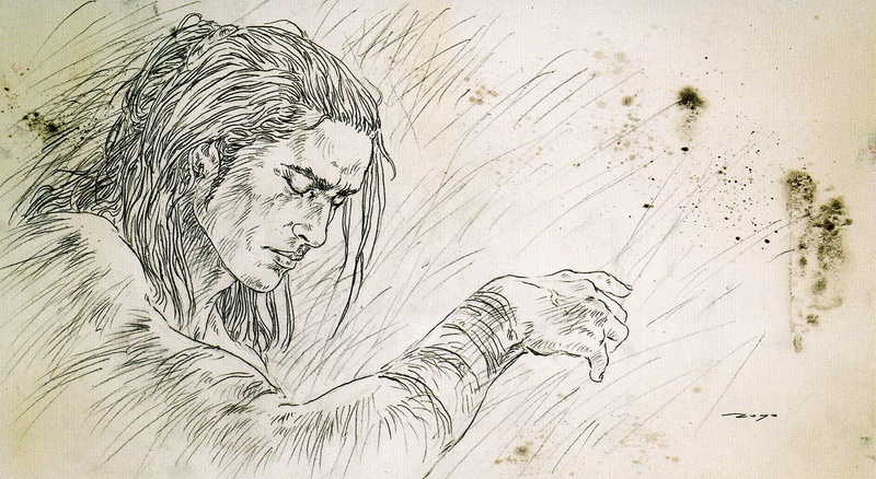 720P, hd, x, dead, luis, royo, art, space, moon, artistic, Luis Royo, moons