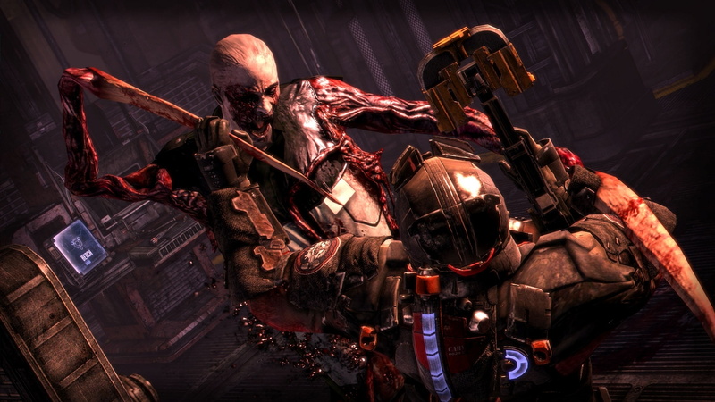 Isaac Clarke, Dead Space 3, nekromorf, fight, 1080P