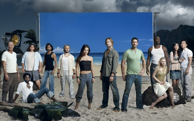 group Of People, blue, lifestyles, sitting, multi-Ethnic Group, young women, Matthew Fox, island, women, real people, caucasian Ethnicity, young Adult