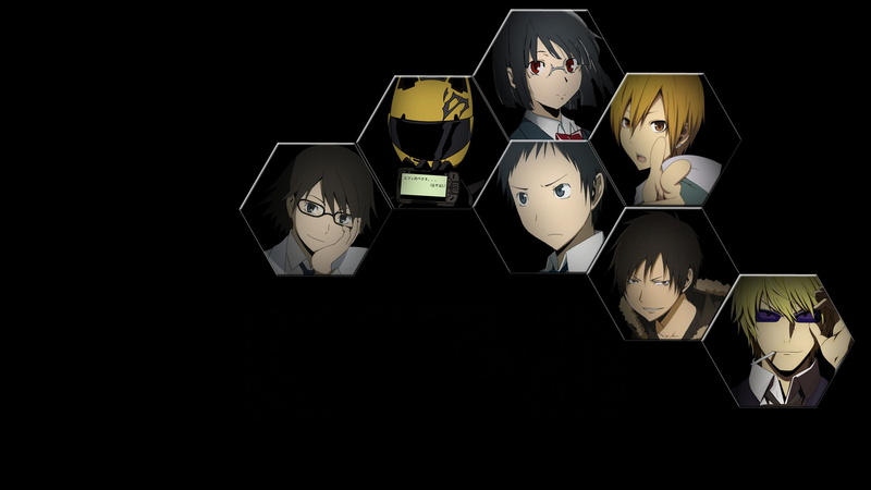 black, cartoon/comic, hd, 1080P, anime, durarara