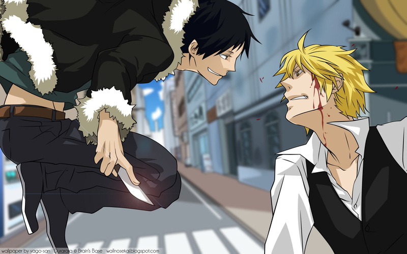 Shizuo Heiwajima, Anime, Durarara!!, Izaya Orihara, 1080P