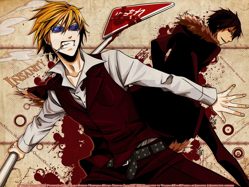 izaya, 1080P, orihara, heiwajima, durarara, shizuo