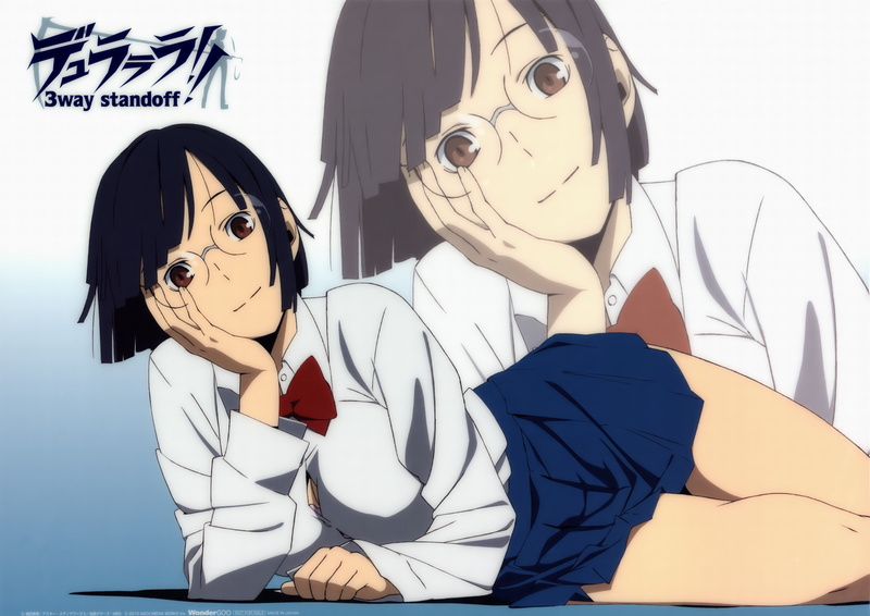 durarara, sonohara, anri, meganekko, 4K