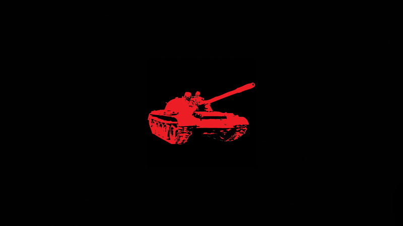 tank, indoors, domestic room, lighting equipment, communication, single object, transportation, toy, illustration, black background, still life, backgrounds