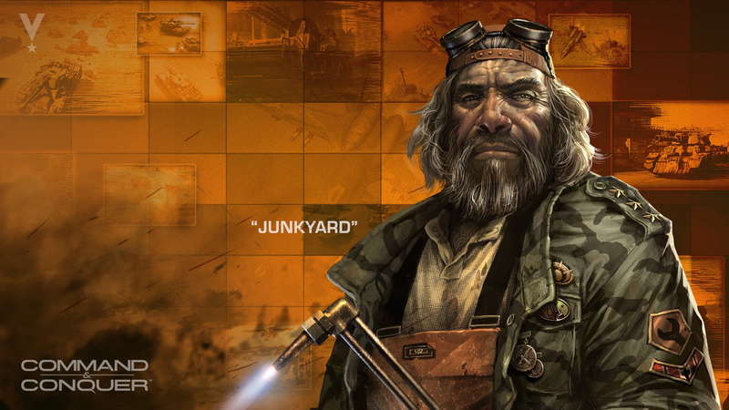 waist up, Command and Conquer, adult, senior men, facial hair, males, video games, portrait, contemplation, clothing, text, jacket, standing, senior adult