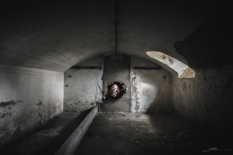 720P, clowns, machete, horror, 500px, Hello Delusions