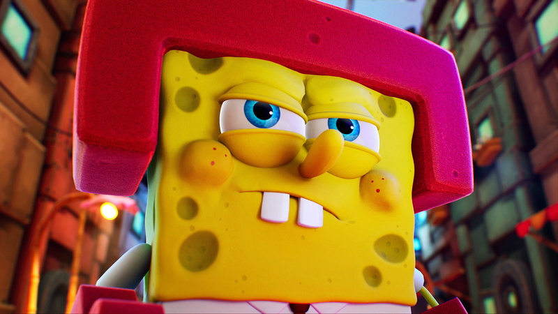 SpongeBob SquarePants, SpongeBob SquarePants: The Cosmic Shake, Purple Lamp Studios, 4K, 4K, spongebob, video game art, THQ Nordic
