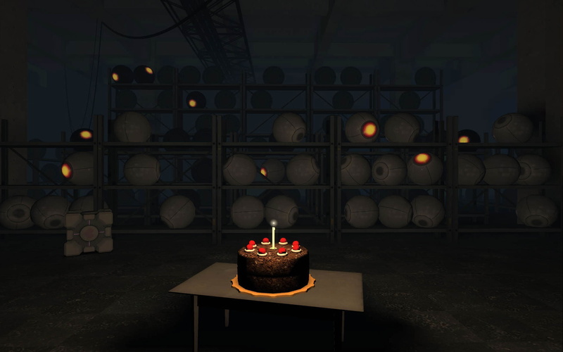 video games, cake, portal, hd, 1080P