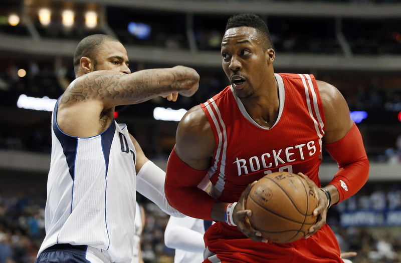 adult, ball, Dwight Howard, standing, athlete, muscles, indoors, men, cooperation, basketball uniform, coach, waist up, males, competition, 2K, incidental people