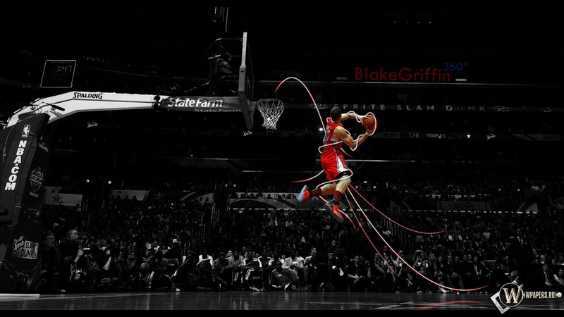 basketball, angeles, slam, coloring, dunk, griffin, los, clippers, blake, american, 1080P, selective