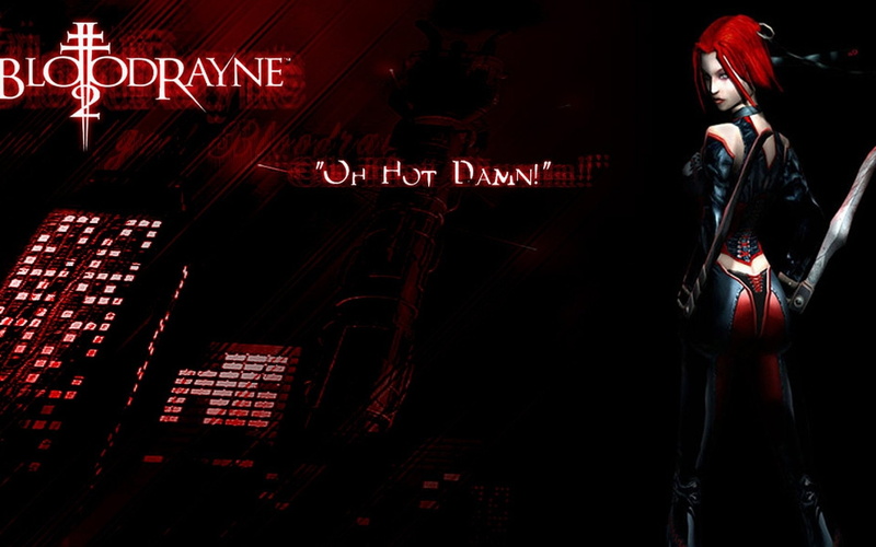 vampire, thriller, adventure, 1080P, action, horror, blood, fantasy, bloodrayne, poster, dark