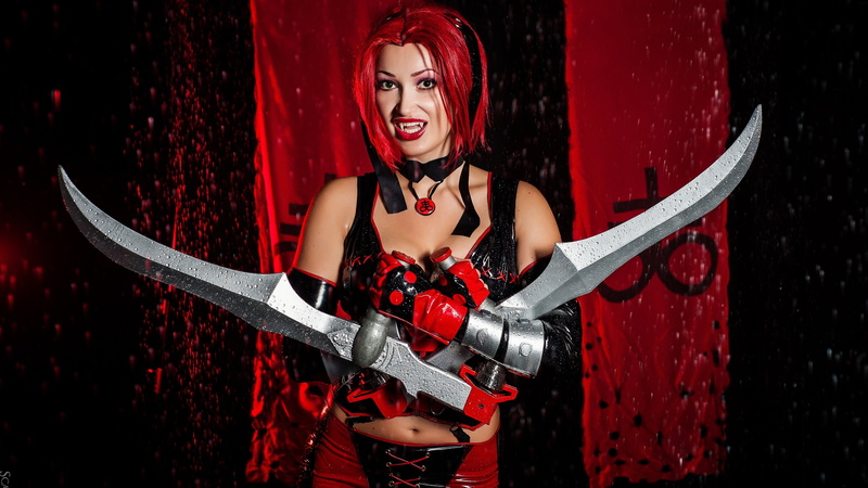 thriller, adventure, 4K, bloodrayne, fantasy, horror, blood, superhero, vampire, dark, action