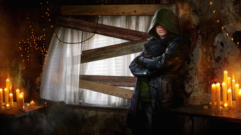 real people, warm clothing, 1080P, indoors, candle, clothing, concept art, heat - temperature, one person, burning, casual clothing, three quarter length