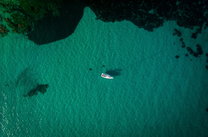 backgrounds, beauty in nature, 4K, summer, aerial view, tourism, deep, france, undersea, corse, Sailboat, blue, underwater, sail, beach, tranquil scene