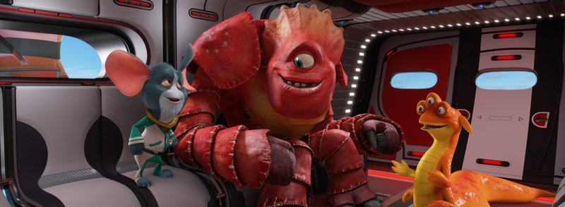 2013, Movie, Earth, character, monster, Planet, 2K, From, Cartoons, Escape, Others, red