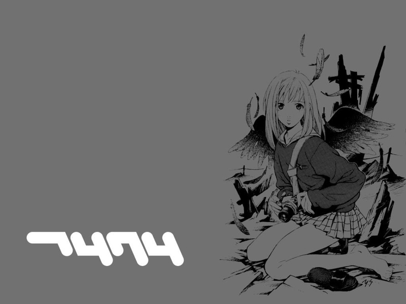 character, 480P, Mamimi Samejima, female, Anime, camera, FLCL, holding