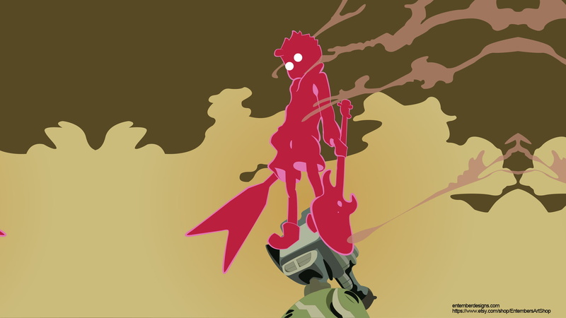 1080P, FLCL, Canti (FLCL), Naota Nandaba, Anime