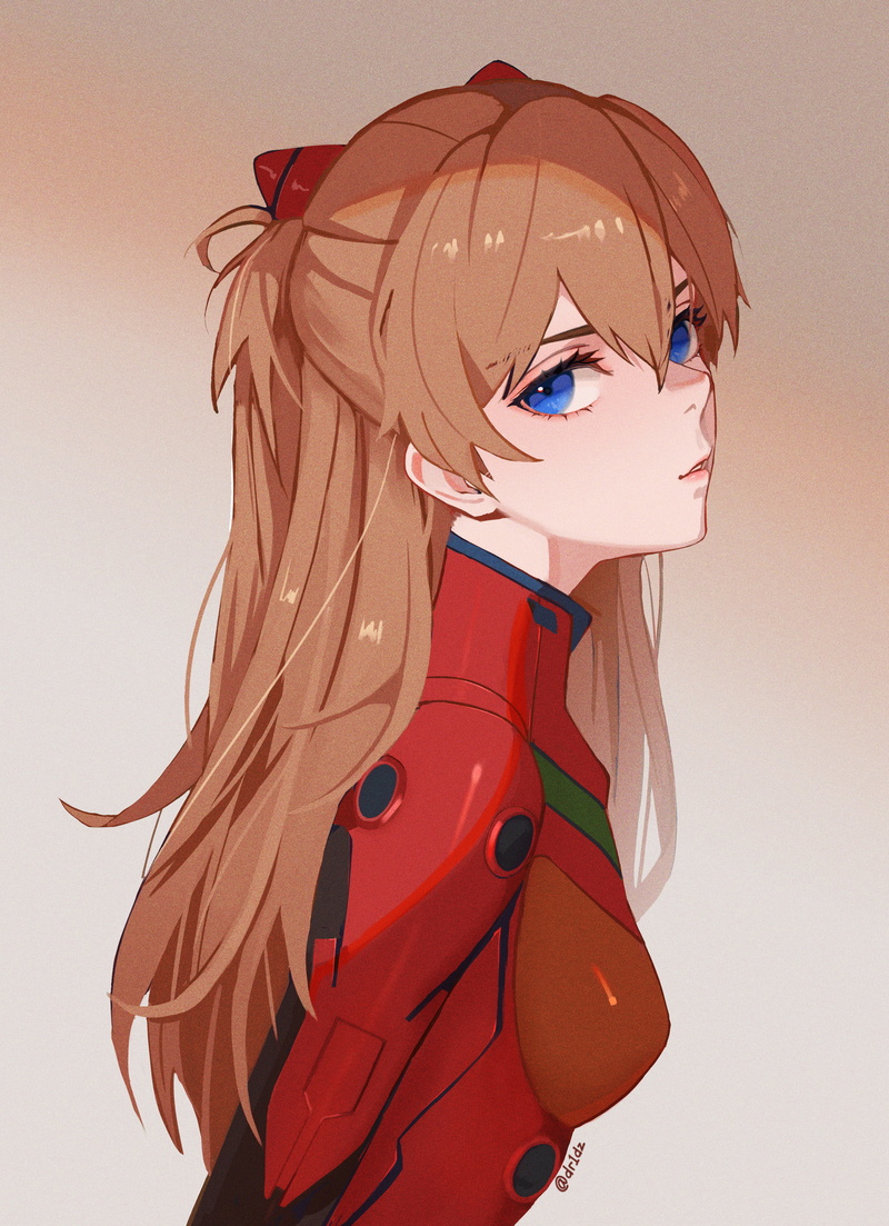 portrait display, Drid, anime, Asuka Langley Soryu, anime girls, 4K, Neon Genesis Evangelion
